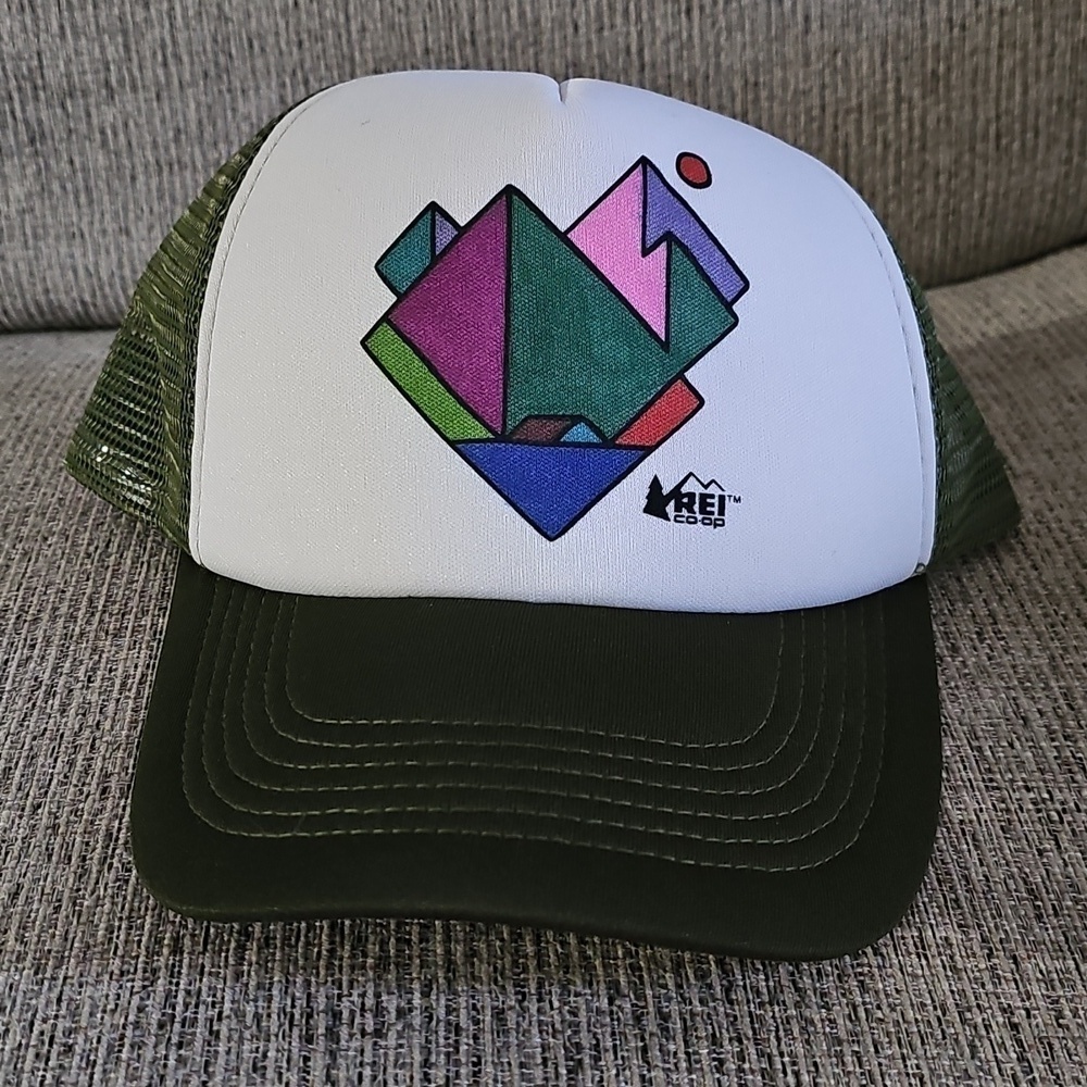 Rei Snapback Hat Mesh Blend Nwot